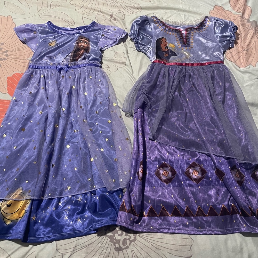 Two Disney Wish Nightgowns – Size 4T ✨